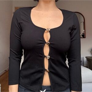 Reformation Owen Knit Top size small